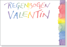 Regenbogen Valentin